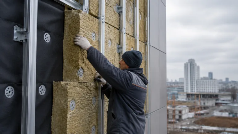 Тепловые мосты в крепежах вентилируемых фасадов